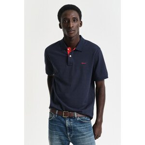 POLOKOŠEĽA GANT REG CONTRAST PIQUE SS POLO EVENING BLUE
