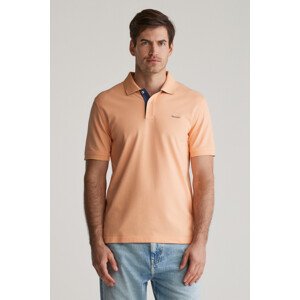 POLOKOŠEĽA GANT REG CONTRAST PIQUE SS POLO PEACHY ORANGE