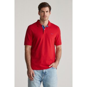POLOKOŠEĽA GANT REG CONTRAST PIQUE SS POLO RUBY RED
