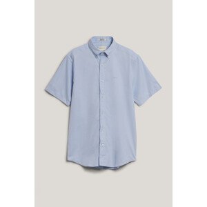 KOŠEĽA GANT REG PINPOINT OXFORD SS SHIRT LIGHT BLUE