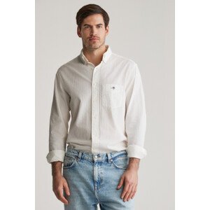 KOŠEĽA GANT REG SOLID SEERSUCKER SHIRT EGGSHELL