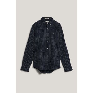 KOŠEĽA GANT SLIM MICRO PRINT SHIRT EVENING BLUE