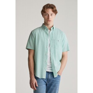 KOŠEĽA GANT REG SEERSUCKER STRIPE SS SHIRT DEEP GREEN