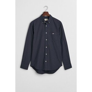 KOŠEĽA GANT REG MICRO PRINT SHIRT EVENING BLUE