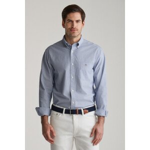 KOŠEĽA GANT REG DOBBY DOT STRIPE SHIRT COLLEGE BLUE