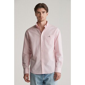 KOŠEĽA GANT REG DOBBY DOT STRIPE SHIRT GERANIUM PINK