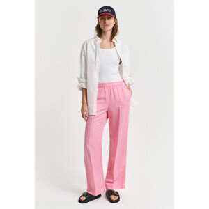 NOHAVICE GANT REL LINEN BLEND PULL ON PANTS GERANIUM PINK