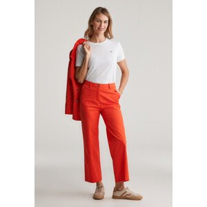 NOHAVICE GANT COTTON SUIT PANT ORANGE RED