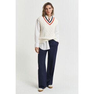NOHAVICE GANT REL DRAWSTRING PANTS EVENING BLUE