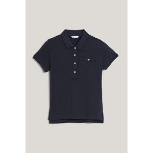 POLOKOŠEĽA GANT SLIM SHEILD CAP SLEEVE PIQUE POLO EVENING BLUE