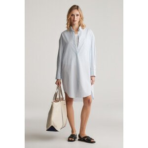 ŠATY GANT OS LUXURY OXFORD STRIPED DRESS FRESH BLUE