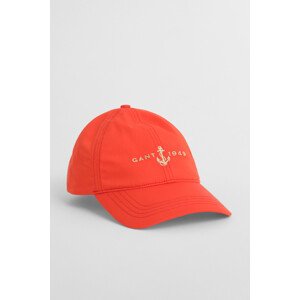 ŠILTOVKA GANT ANCHOR SATIN CAP ORANGE RED