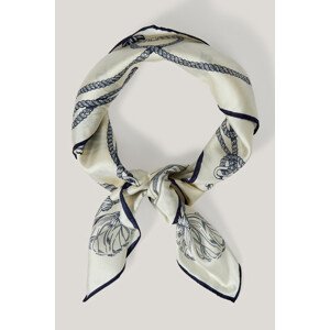 ŠATKA GANT SAILING PRINT SILK SCARF CREAM