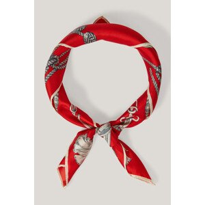 ŠATKA GANT SAILING PRINT SILK SCARF ORANGE RED