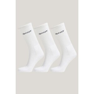 PONOŽKY 3-PACK GANT SPORT SOCKS 3-PACK WHITE