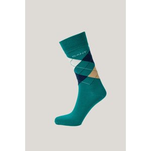 PONOŽKY GANT ARGYLE SOCKS DEEP GREEN