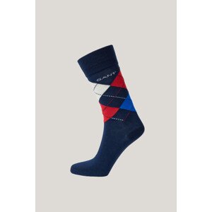 PONOŽKY GANT ARGYLE SOCKS EVENING BLUE