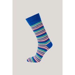 PONOŽKY GANT SHIELD MULTISTRIPE SOCKS LAPIS BLUE