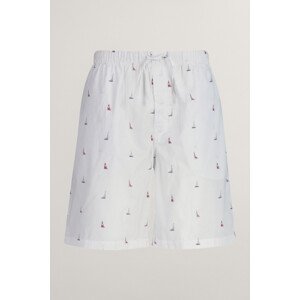 PYŽAMOVÉ ŠORTKY GANT BOAT PRINT PAJAMA SHORTS LIGHT BLUE