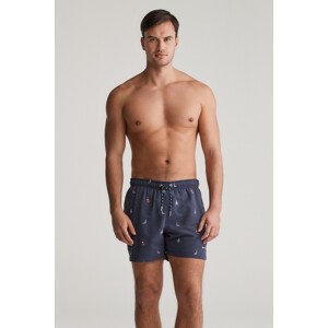 PLAVKY GANT BOAT EMBROIDERY SWIM SHORTS EVENING BLUE