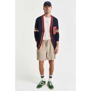 ŠORTKY GANT REG LINEN CARGO DS SHORTS CONCRETE BEIGE