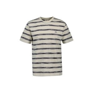 TRIČKO GANT STRIPED SS T-SHIRT CREAM