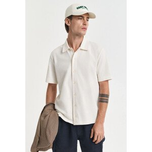 POLOKOŠEĽA GANT TEXTURED SS SHIRT CREAM