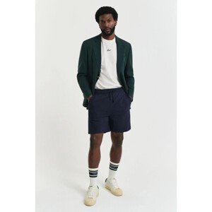 TEPLÁKOVÉ ŠORTKY GANT TEXTURE SHORTS EVENING BLUE
