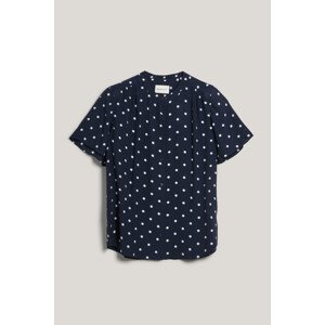 BLÚZKA GANT REG DOT PRINT BLOUSE EVENING BLUE