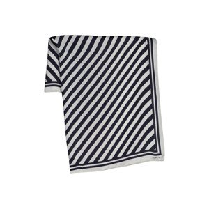 ŠATKA GANT CHEVRON PRINT SILK SCARF EVENING BLUE
