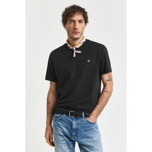 TRIČKO GANT REG SHIELD SS T-SHIRT BLACK