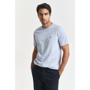 TRIČKO GANT REG SHIELD SS T-SHIRT ICE BLUE MELANGE