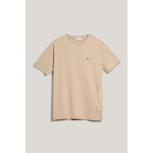 TRIČKO GANT REG SHIELD SS T-SHIRT KHAKI MEL