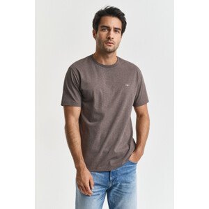 TRIČKO GANT REG SHIELD SS T-SHIRT SEAWOOD MELANGE