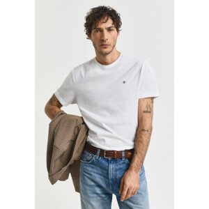 TRIČKO GANT REG SHIELD SS T-SHIRT WHITE