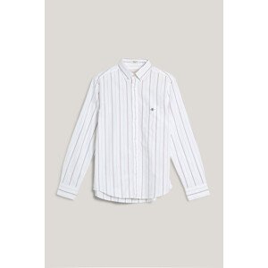 KOŠEĽA GANT REG CLASSIC OXFORD STRIPE SHIRT WHITE