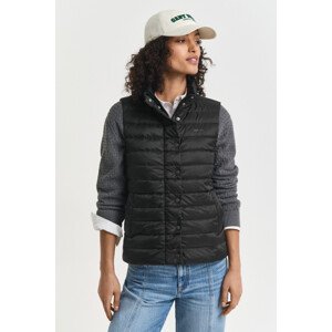 VESTA GANT LIGHT DOWN VEST BLACK