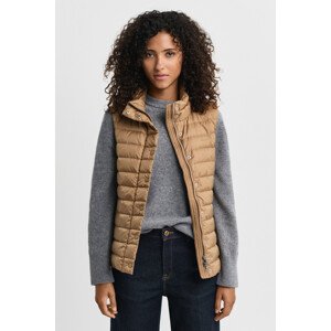 VESTA GANT LIGHT DOWN VEST WARM KHAKI