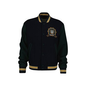 BUNDA GANT WOOL MIX VARSITY JACKET EVENING BLUE