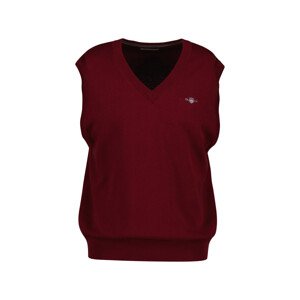 VESTA GANT CLASSIC COTTON VEST PLUMPED RED