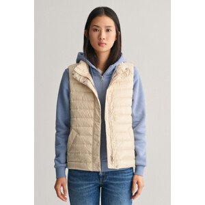 VESTA GANT LIGHT DOWN VEST SOFT OAT