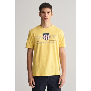 TRIČKO GANT REG ARCHIVE SHIELD SS T-SHIRT DUSTY YELLOW