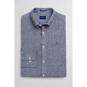 KOŠEĽA GANT D2. SLIM LINEN SHIRT BD modrá L