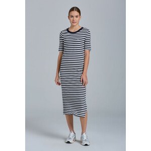 ŠATY GANT D1. ICON G STRIPED JERSEY DRESS modrá XS