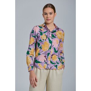 KOŠEĽA GANT D2. REG DAHLIA PRINT SHIRT fialová 34