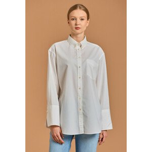 KOŠEĽA GANT D1. RELAXED WIDE CUFF SHIRT biela 34