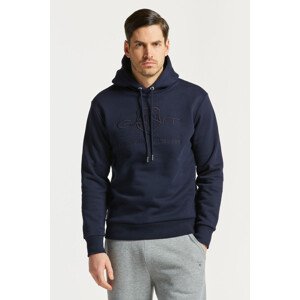 MIKINA GANT TONAL ARCHIVE SHIELD HOOD modrá 5XL