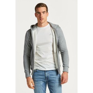 MIKINA GANT TONAL ARCHIVE SHIELD ZIP HOODIE šedá S