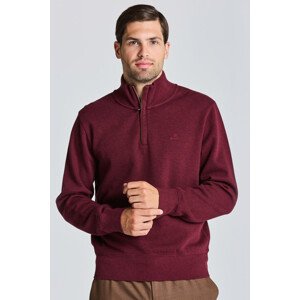 MIKINA GANT D1. SACKER RIB HALF ZIP červená XL