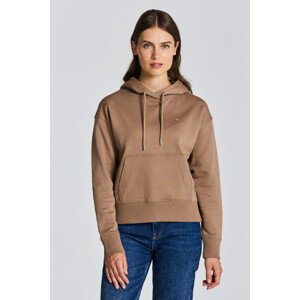 MIKINA GANT ICON G ESSENTIAL HOODIE hnedá S